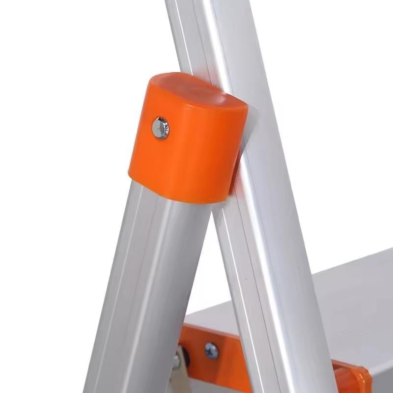 บันได STEP 6 ขั้น MEDILA รุ่น HMLV-00171-6-WH-OR พับได้ อะลูมิเนียม สีขาว-ส้ม